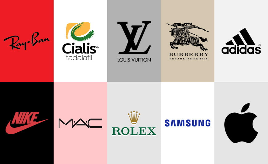 World's most counterfeited brands